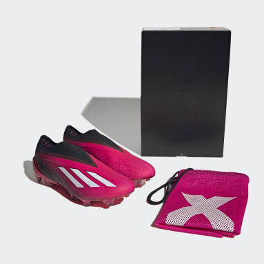 Guayos X Speedportal+ Terreno Firme Rosa Fútbol