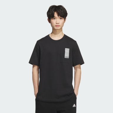 Small Linear Logo Pocket Tee