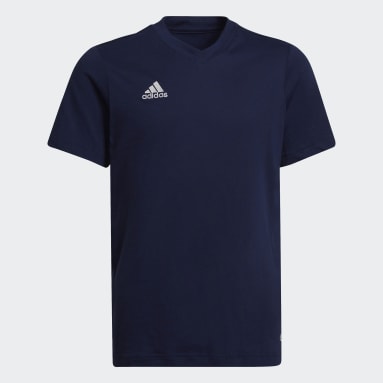 Camiseta Entrada 22 Azul Niño Fútbol