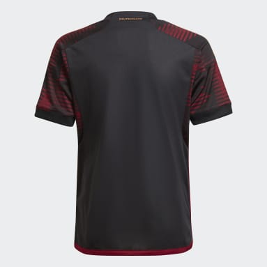 Jersey Uniforme de Visitante Alemania 22 Negro Niño Fútbol