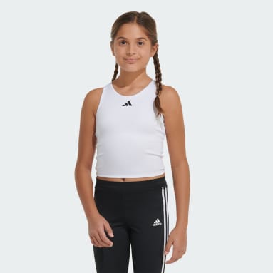 adidas Lounge French Terry Bra Top - Red, Women's Lifestyle, adidas US