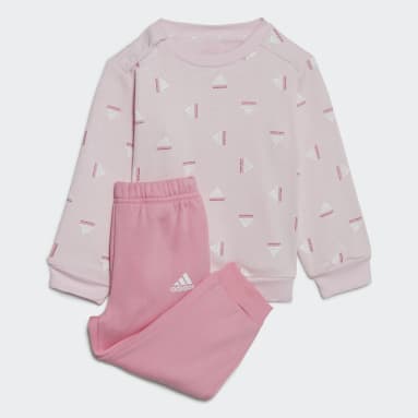 Tuta Brand Love Fleece Rosa Bambini Sportswear