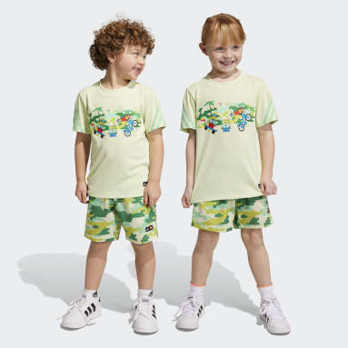 Deti Sportswear žltá Súprava adidas x LEGO® Play Tee-and-Shorts