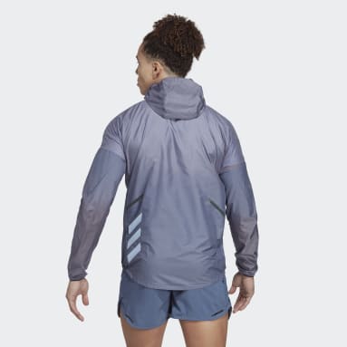 Terrex Agravic Windweave Trail Running Vindjakke Blå