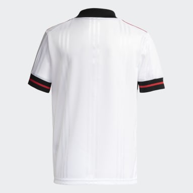 Camisa CR Flamengo 2 Branco Meninos Futebol