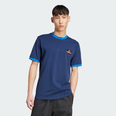 コントラスト 半袖Tシャツ