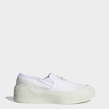 adidas by Stella McCartney Court Slip-On Shoes Bialy