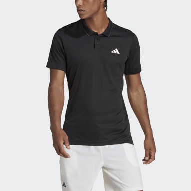 Mænd Tennis Sort Tennis FreeLift polotrøje