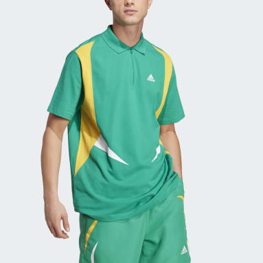 Colorblock Polo T-skjorte Grønn