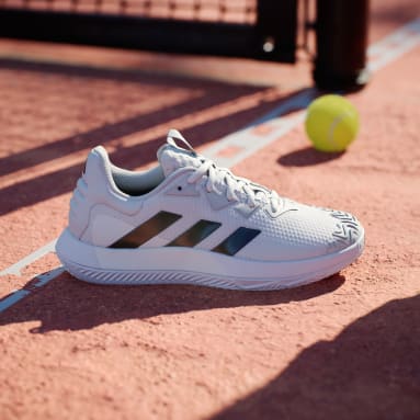 SoleMatch Control Clay Court Tennis Shoes Bialy