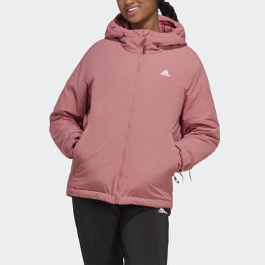 Women Sportswear Pink BSC Sturdy Insulated Hooded Jacket