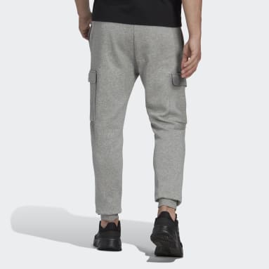 Pantalon cargo fuselé en molleton Essentials gris Hommes Sportswear