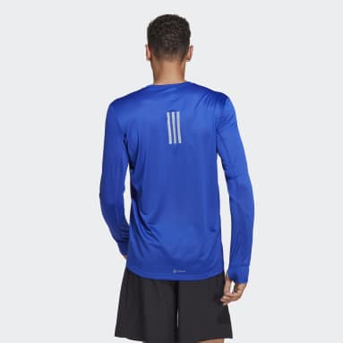 Maglia Own the Run Long Sleeve Blu Uomo Running