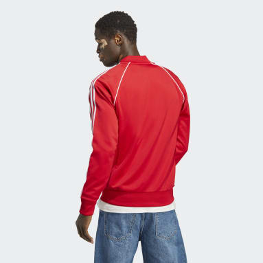 erección Anguila Lijadoras Chaquetas de chándal - Rojo | adidas España