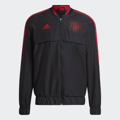 Muži Fotbal černá Bunda Manchester United Anthem