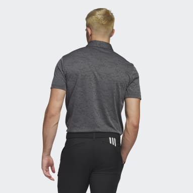 Playera Polo de Golf Jacquard Texturizada Gris Hombre Golf