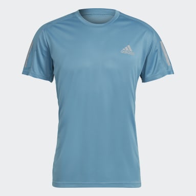 T-shirt Own the Run Blu Uomo Running