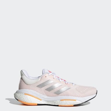 Women Running White Solarglide 5 Shoes
