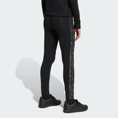 adidas Girls Animal 3-Stripes Single Jersey Kids Leggings