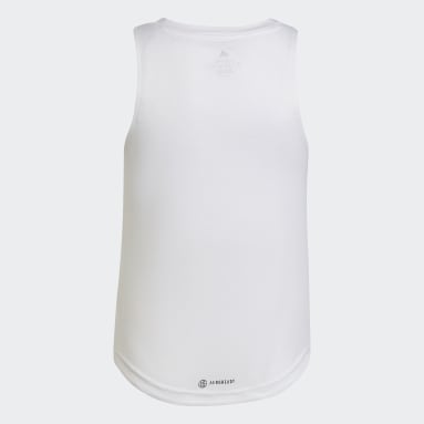 adidas White - Tanks & Sleeveless - AEROREADY