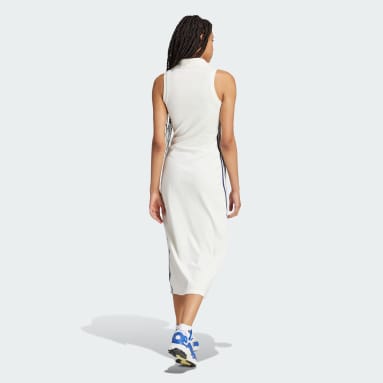 Women's Originals White Premium Originals Rib Dress