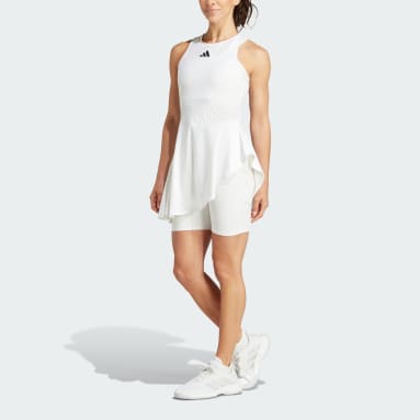 Women Tennis White 에어로레디 프로 테니스 드레스