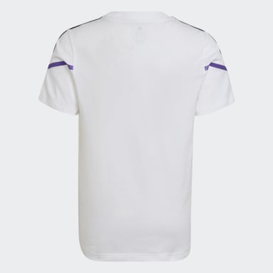 Kinder Fußball Real Madrid Condivo 22 Training T-Shirt Weiß