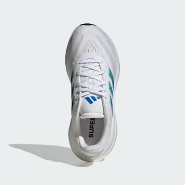 Děti Běh bílá Boty Supernova 3 Running BOOST Kids