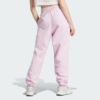 Ženy Originals růžová Kalhoty Essentials Fleece