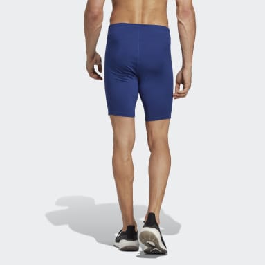 Muži Beh modrá Legíny Promo Adizero Short Running
