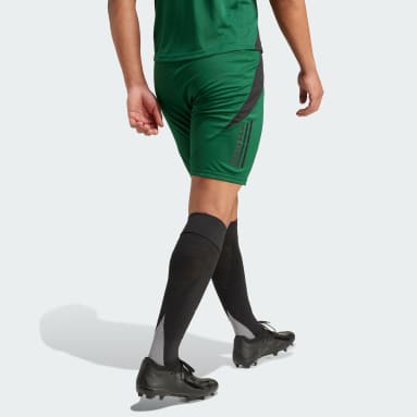 Green adidas soccer shorts clearance