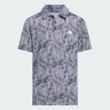 Performance Textured Print Polo Shirt Kids