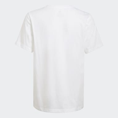 T-shirt Flower Print Blanc Filles Originals
