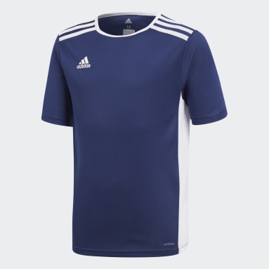 Maillot Entrada Bleu Adolescents 8-16 Years Soccer