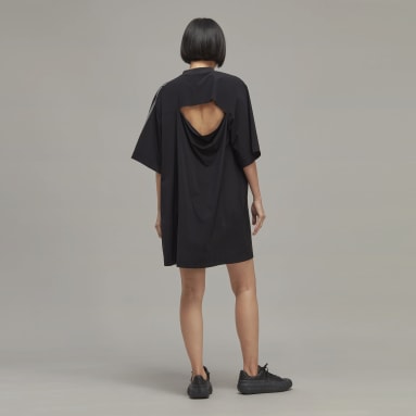 Y-3 3-Stripes Tee Kjole Svart