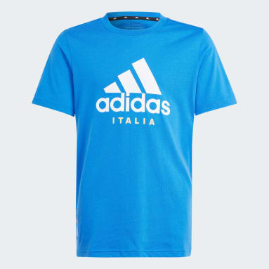 Děti Fotbal modrá Tričko Italy Kids