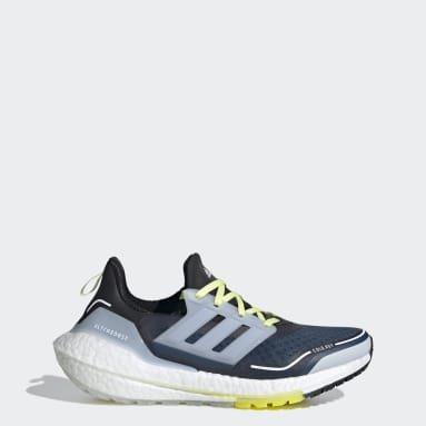 Tenis Ultraboost 21 COLD.RDY Azul Mujer Running