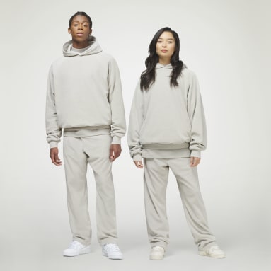 Adidas Basketball Heathered HoodieDark OatmealXSUnisex