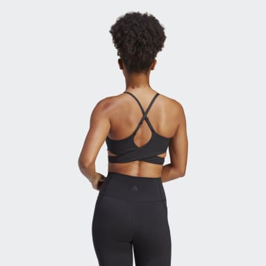 Buy Athlisis Black Non-Wired Removable Padding Sports Bra Online