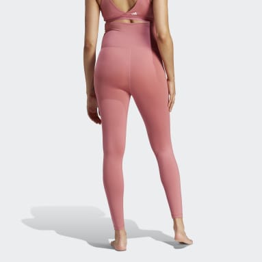 Ženy Joga růžová Legíny Yoga 7/8 (pro těhotné)