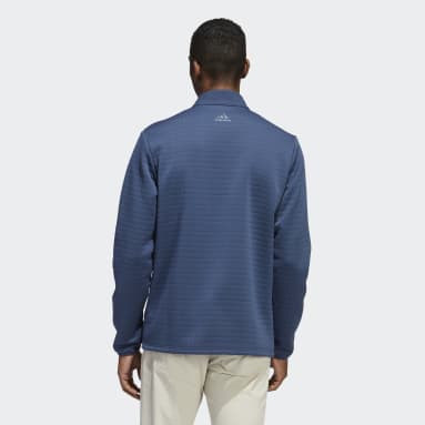 Men Golf Blue DWR 1/4-Zip Sweatshirt