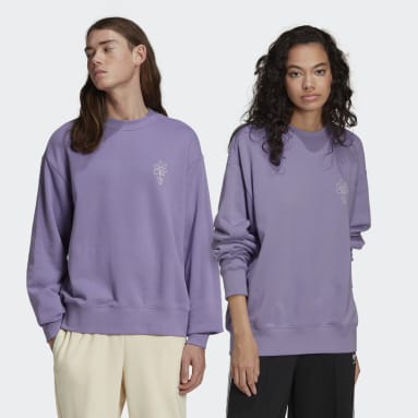 Lifestyle Purple V-데이 스웨터 (젠더 뉴트럴)