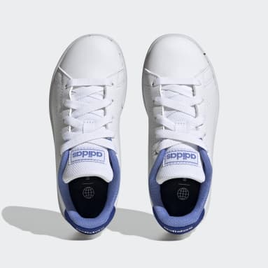 Zapatillas Advantage Lifestyle Court con Cordones Blanco Niño Sportswear