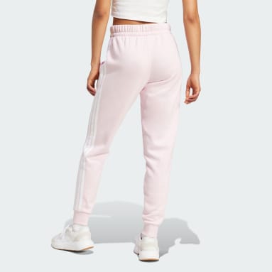 Essentials 3-Stripes Fleece Slim Pants