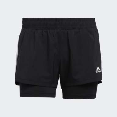 Essential Woven 2-in-1 Training Shorts, Black