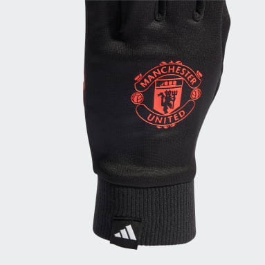 Guantes jugador Manchester United Negro Fútbol