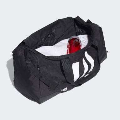 Sportswear Essentials 3-Streifen Duffelbag Medium Schwarz