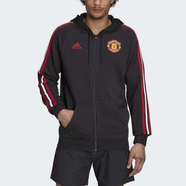 Heren Voetbal Manchester United 3-Stripes Ritshoodie