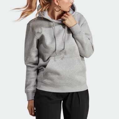 Frosset Sjov Pol Women's Grey Sweatshirt | adidas US