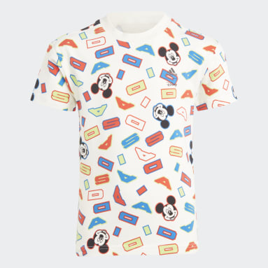 Børn Sportswear Hvid adidas x Disney Mickey Mouse sæt med T-shirt og shorts
